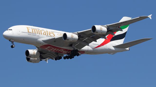 A6-EVN:Airbus A380-800:Emirates Airline